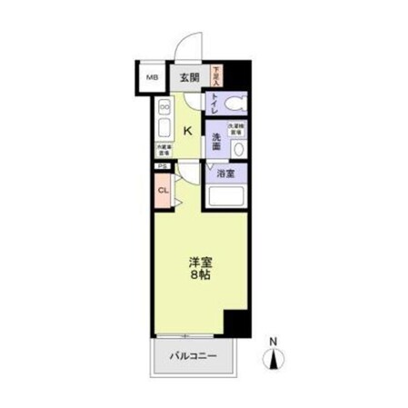 関目駅 徒歩4分 2階の物件間取画像